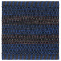 Narrow Stripe Icon Rug Area Rug Kasthall 3’ x 9’ Indigo Dream 221 