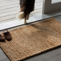 Pony Braid Entryway Rug Natural Entryway Mat Nodi   