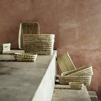 Woven Straw Bin Basket Tine K Home   