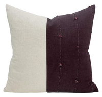 Blush Pillow Throw Pillow Bryar Wolf 22" x 22" Aubergine 