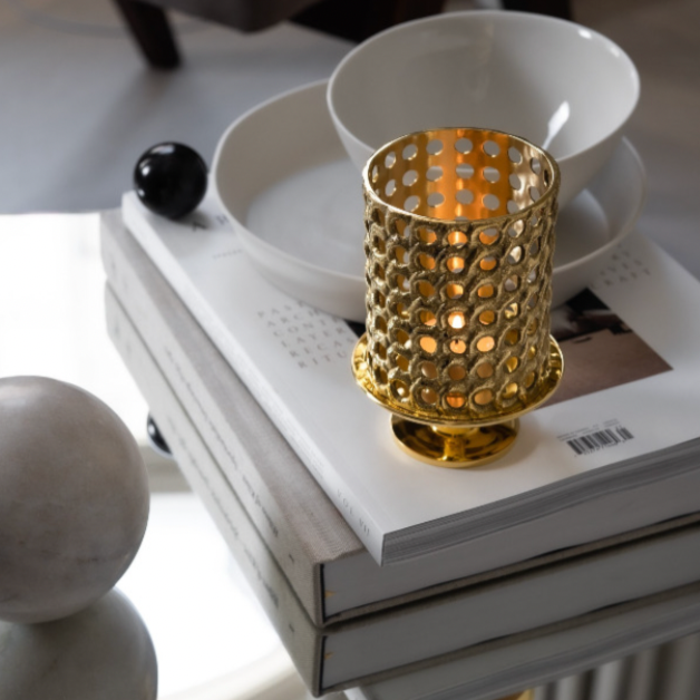 Brass Lantern Candle Holder Skultuna   