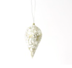 Drop Ornament, Gold Granite Holiday Ornaments Kinta   