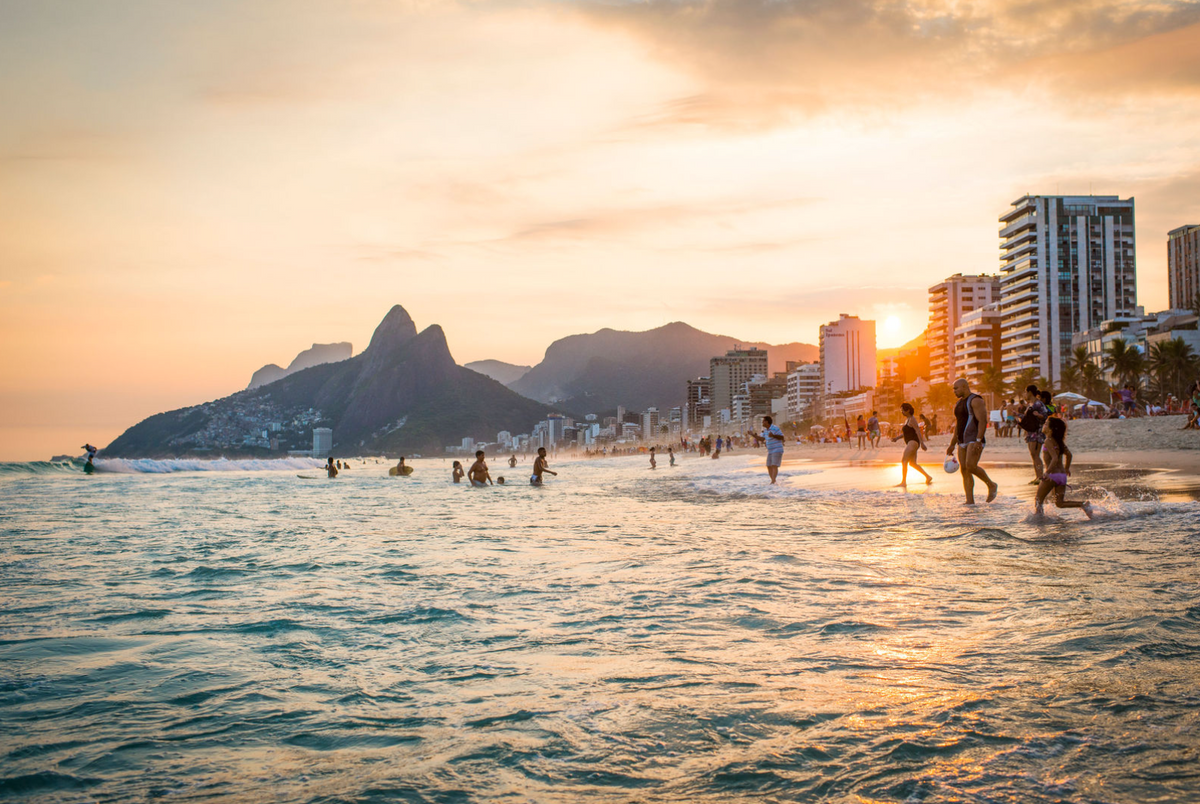 "Ipanema at Sunset" Framed Print Art Print Lindsay Upson Photography   