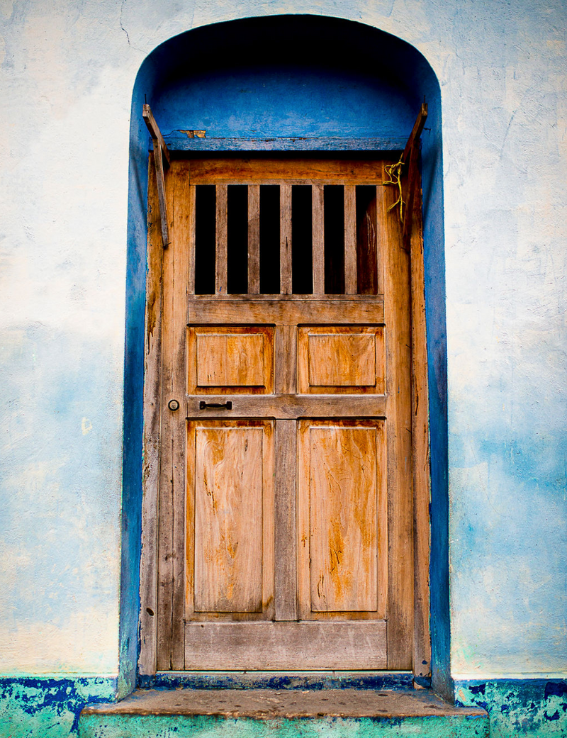 "Casa Azul" Framed Print Art Print Lindsay Upson Photography   