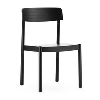 Timb Side Chair Dining Chair Normann Copenhagen Wood Black 