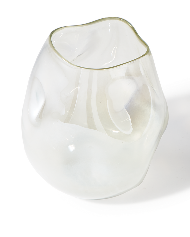 Collision Vase Vase Pols Potten White Colored Glass  