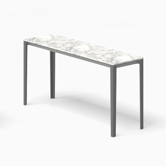 Able Console Table Console Table Bensen Small Carrara Graphite