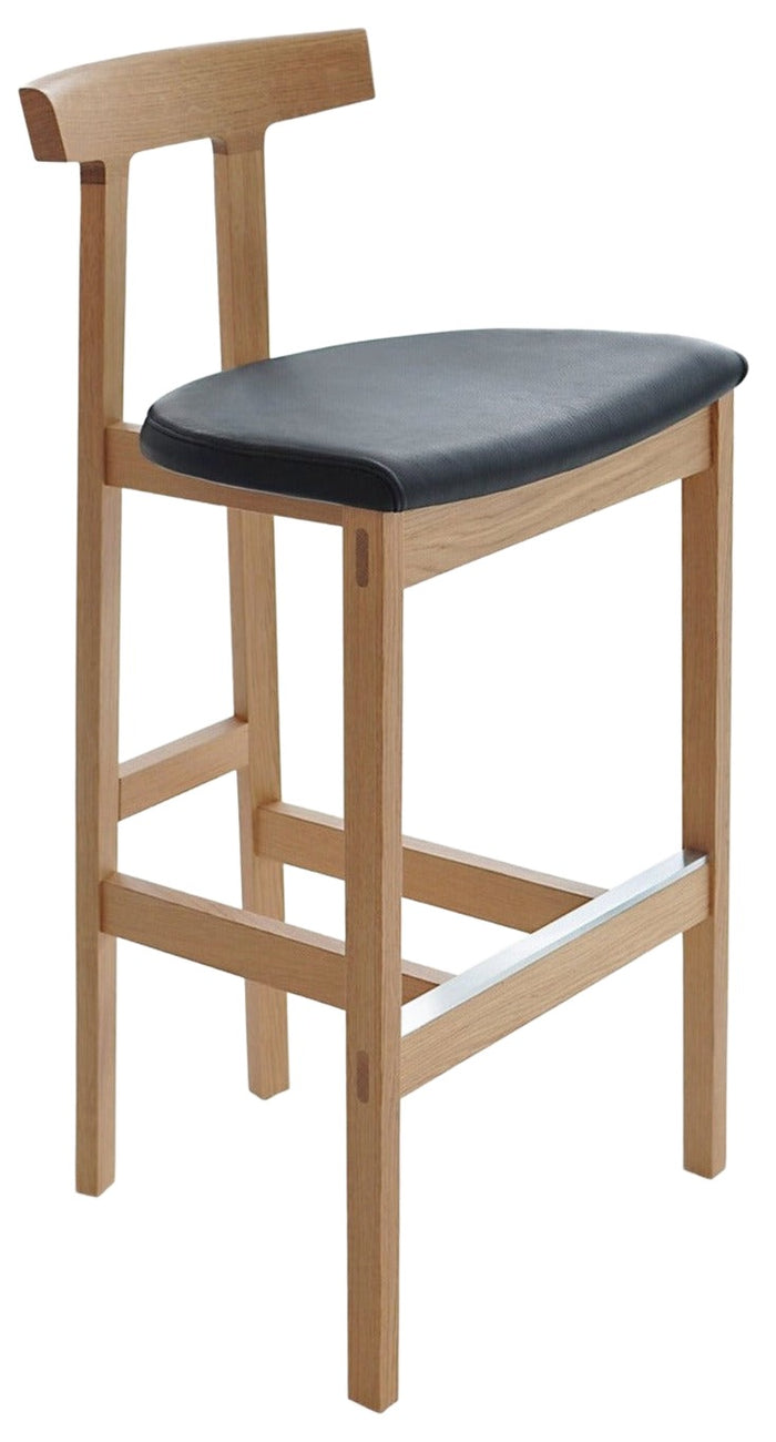 Torii Stool CUSTOM Stool Bensen Bar Stool Black Ash Fabric B