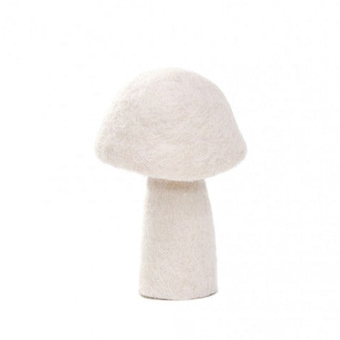 Felt Dotty Mushroom, Natural Decor Muskhane Extra Large Natural 