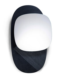 Eclipse Wall Mirror Mirror Zanat Medium Maple Black 