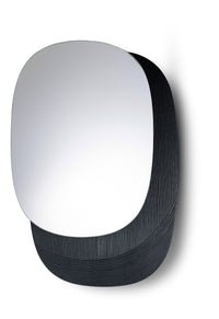 Eclipse Wall Mirror Mirror Zanat Large Maple Black 