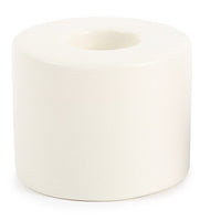 Petite Ceramic Taper Holders, Matte White Candle Holder The Floral Society Cylinder  