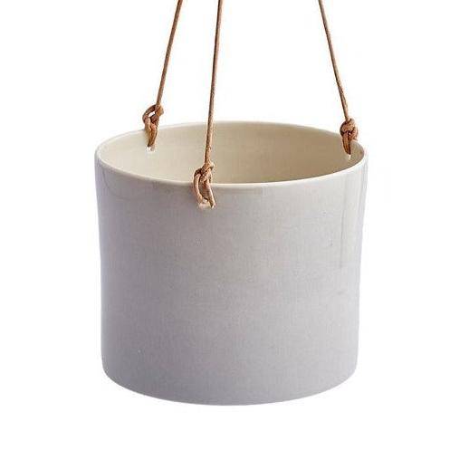 Hanging Grow Flowerpot Pot AnneBlack Concrete  