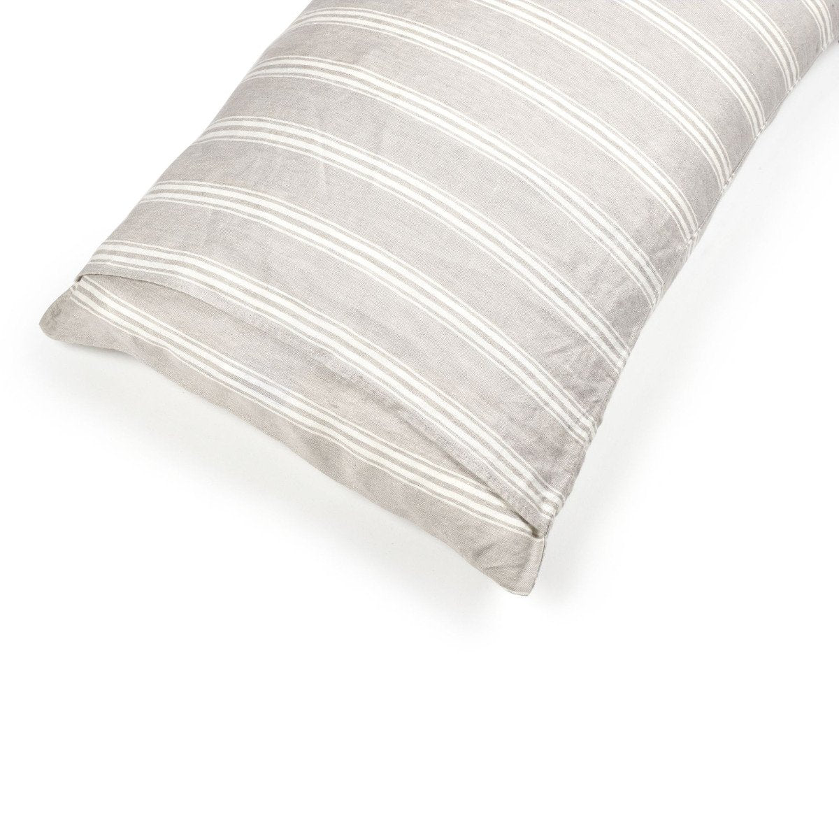 Guest House Stripe Pillow Sham Pillow Sham Libeco   