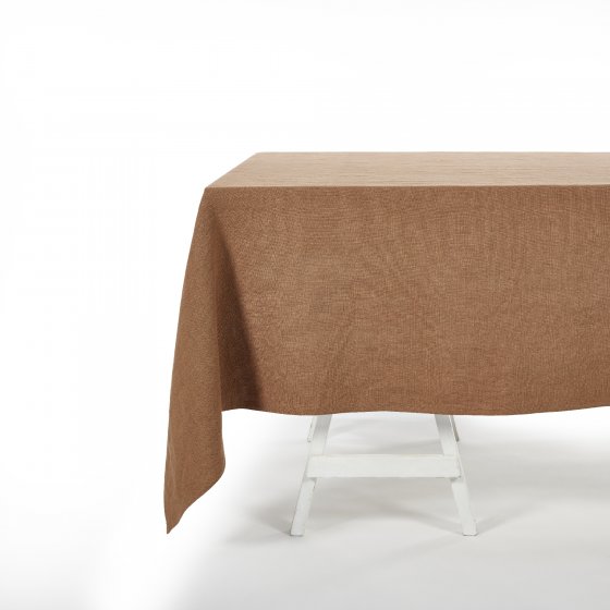 Hudson Tablecloth Tablecloth Libeco 65" x 65" Hudson Cinnamon 