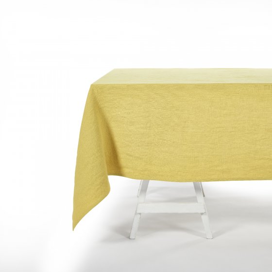 Hudson Tablecloth Tablecloth Libeco 65" x 65" Hudson Dijon 