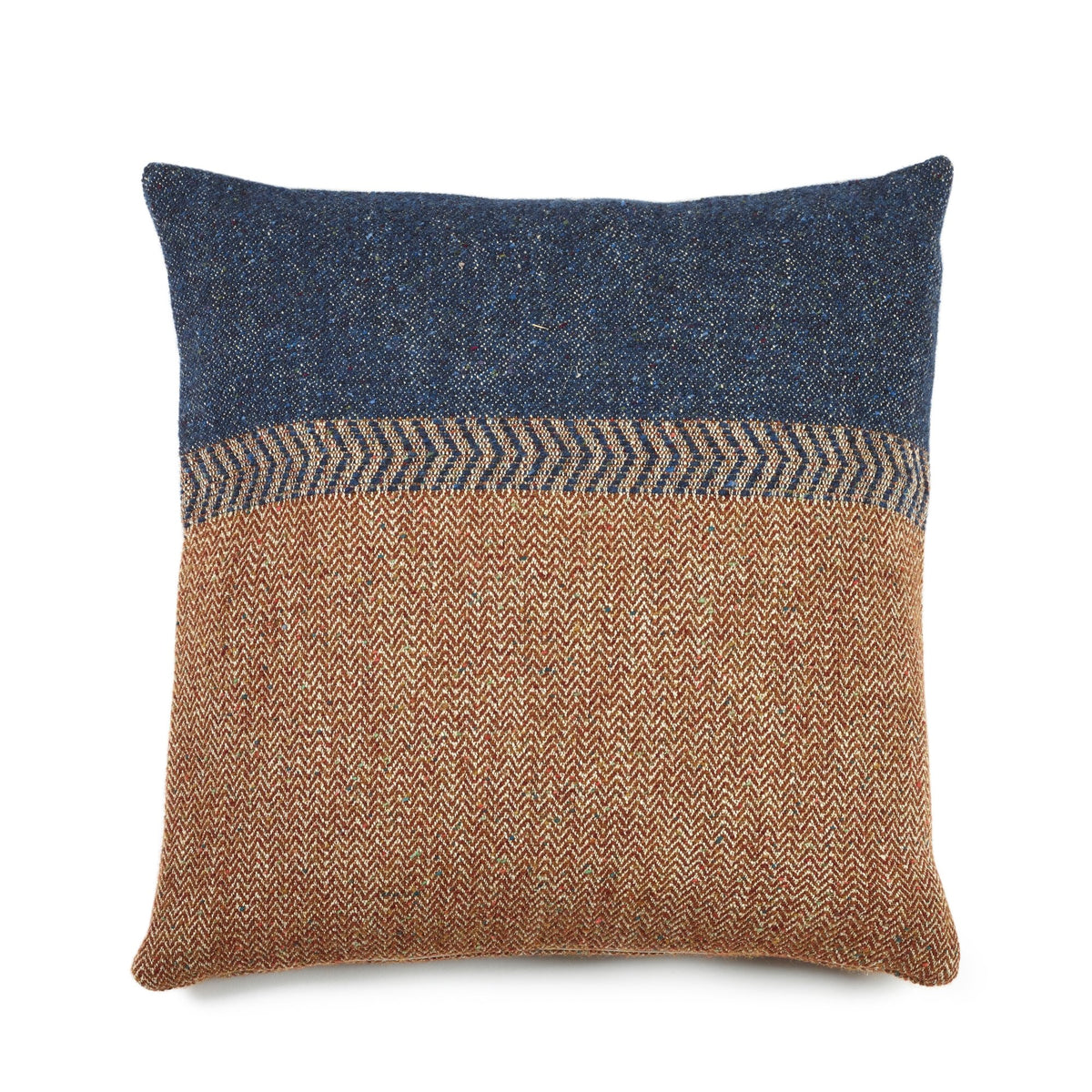 Jules Pillow Throw Pillow Libeco Rust Herringbone Without Fill 