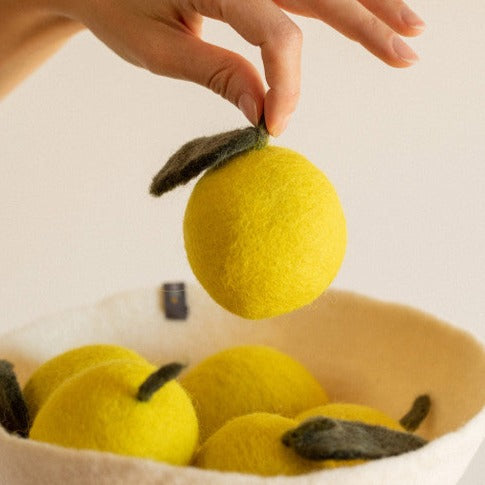 Felted Lemon Decor Muskhane   