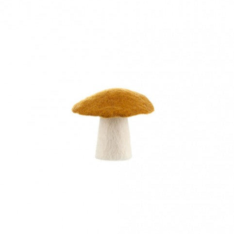 Felt Mushroom, Gold Decor Muskhane Small Gold 