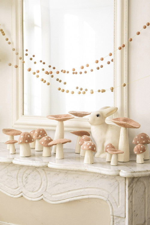 Felt Mushroom, Nude Decor Muskhane   