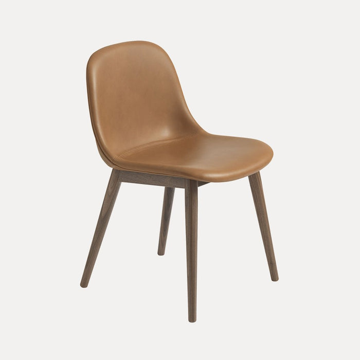 Fiber Chair Furniture Sale Muuto Natural Oak Cognac Leather