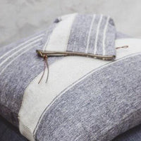 North Sea Stripe Pillow Throw Pillow Libeco   