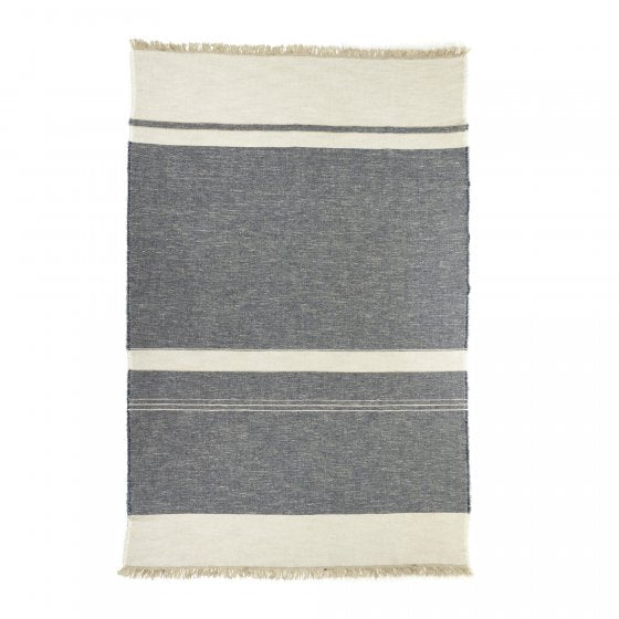 North Sea Stripe Throw Throw Libeco 55 x 86.6"  