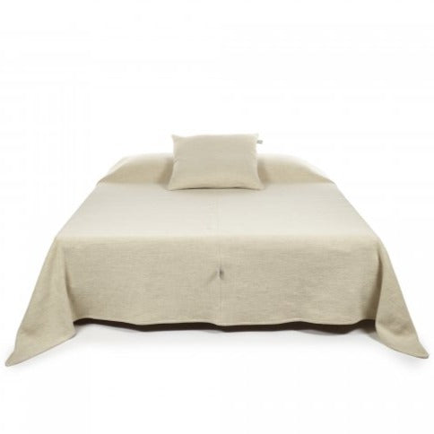 Shetland Coverlet Coverlet Libeco Shetland Bone 102" x 94" 