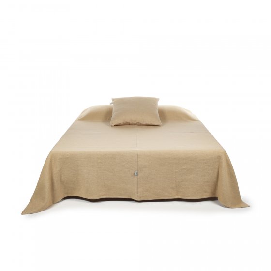 Shetland Coverlet Coverlet Libeco Shetland Camel 102" x 94" 