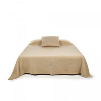 Shetland Coverlet Coverlet Libeco Shetland Camel 102" x 94" 