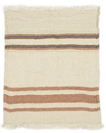 Harlan Stripe Fouta Throw Libeco Harlan stripe  