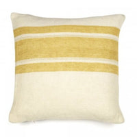 Mustard Stripe Pillow Throw Pillow Libeco Without Fill  