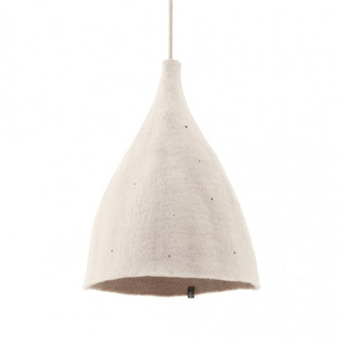 Reversible Tall Tipi Lampshade, Sand & Natural Pendant Light Muskhane Sand / Natural  