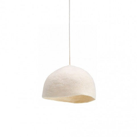 Plain Yurt Lampshade, Natural Pendant Light Muskhane Natural Small 